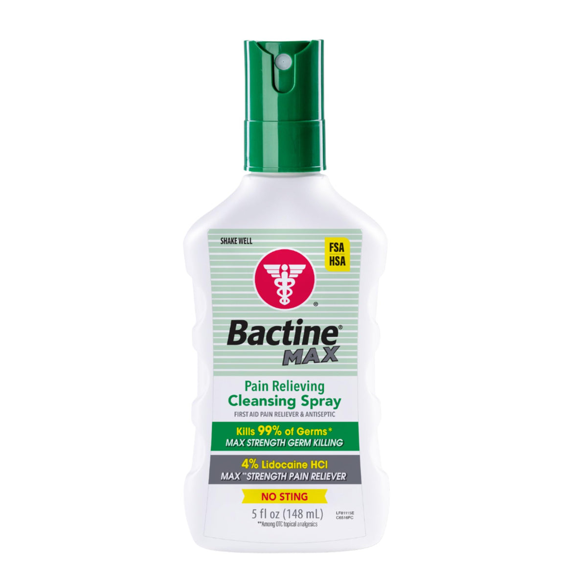 Bactine Max Pain Relieving Antiseptic Spray with Lidocaine, First Aid Pain + Itch Relief, No-Sting, Kills 99% of Germs*, 5oz Bactine MAX buy supplements Au