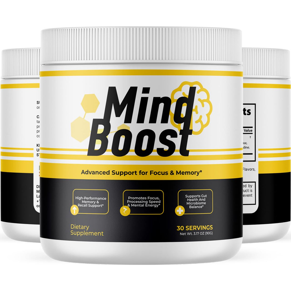 MindBoost Powder - Official Mind Boost Day Supplement, Advanced Nootropic, Premium Formula, Natural Vitamins for Wellness - 1 Bottle for 1 Month VIVALISBuy Supplements Australia