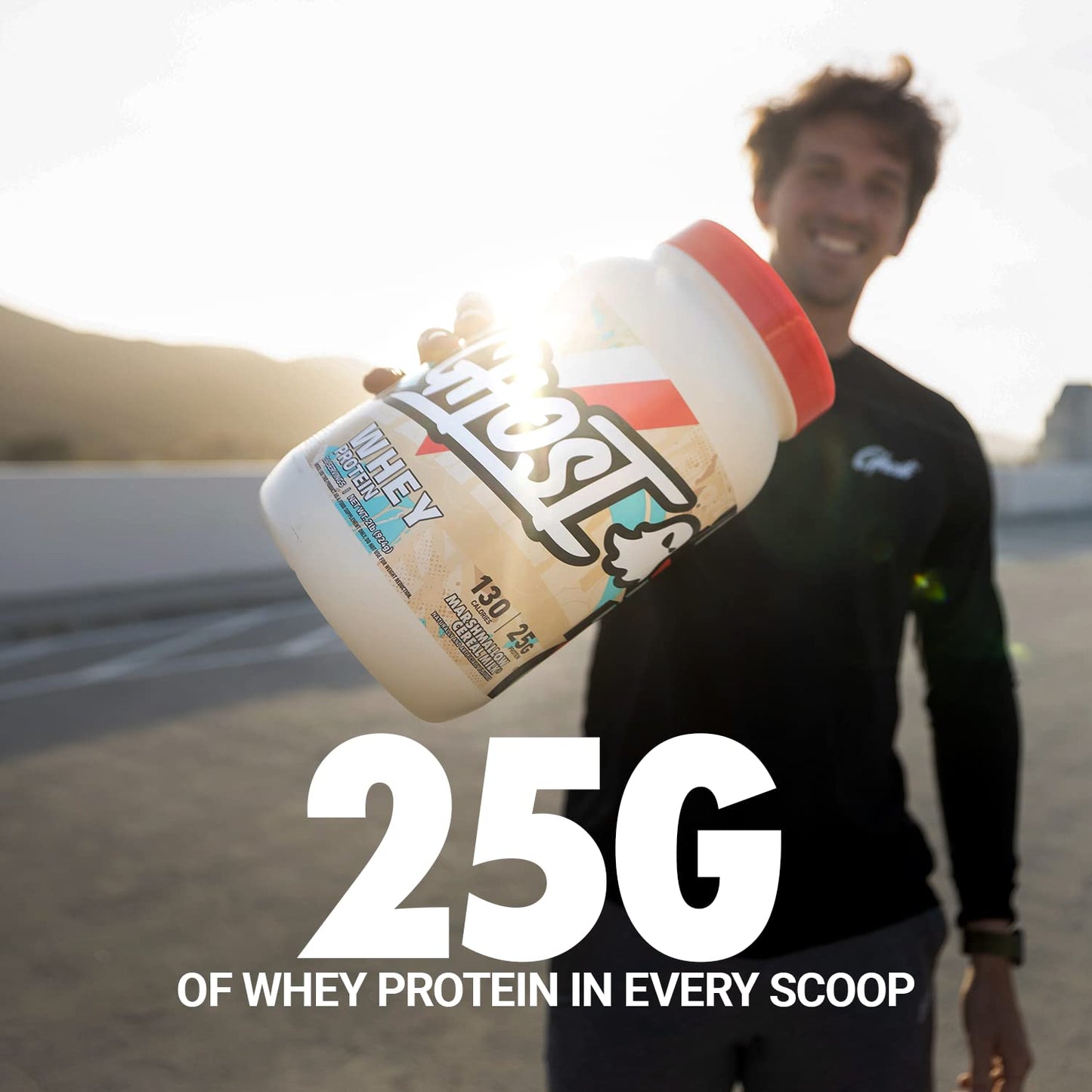 GHOST Whey Protein Powder, Marshmallow Cereal Milk - 2LB Tub, 25G of Protein GHOSTBuy Supplements Australia
