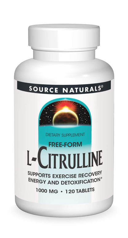 Source Naturals L-Citrulline 1000mg - Nitric Oxcide Booster - 120 Tablets