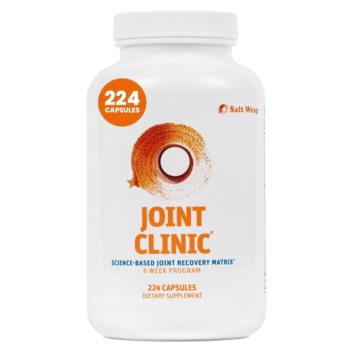 SaltWrap Joint Clinic - Multivitamin for Joint Health and Recovery - with Type II Collagen, C3 Turmeric, Cissus, and Hyaluronic Acid - 224 Capsules SaltWrapBuy Supplements Australia