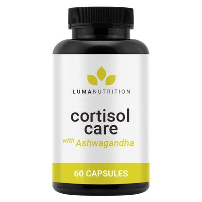 Luma Nutrition Cortisol Reducer and Manager - Ashwagandha + L-Theanine - Cortisol Supplements for Women and Men - Stress Relief, Restful Sleep, Detox, Lower and Control - 60 Capsules Luma NutritionBuy Supplements Australia