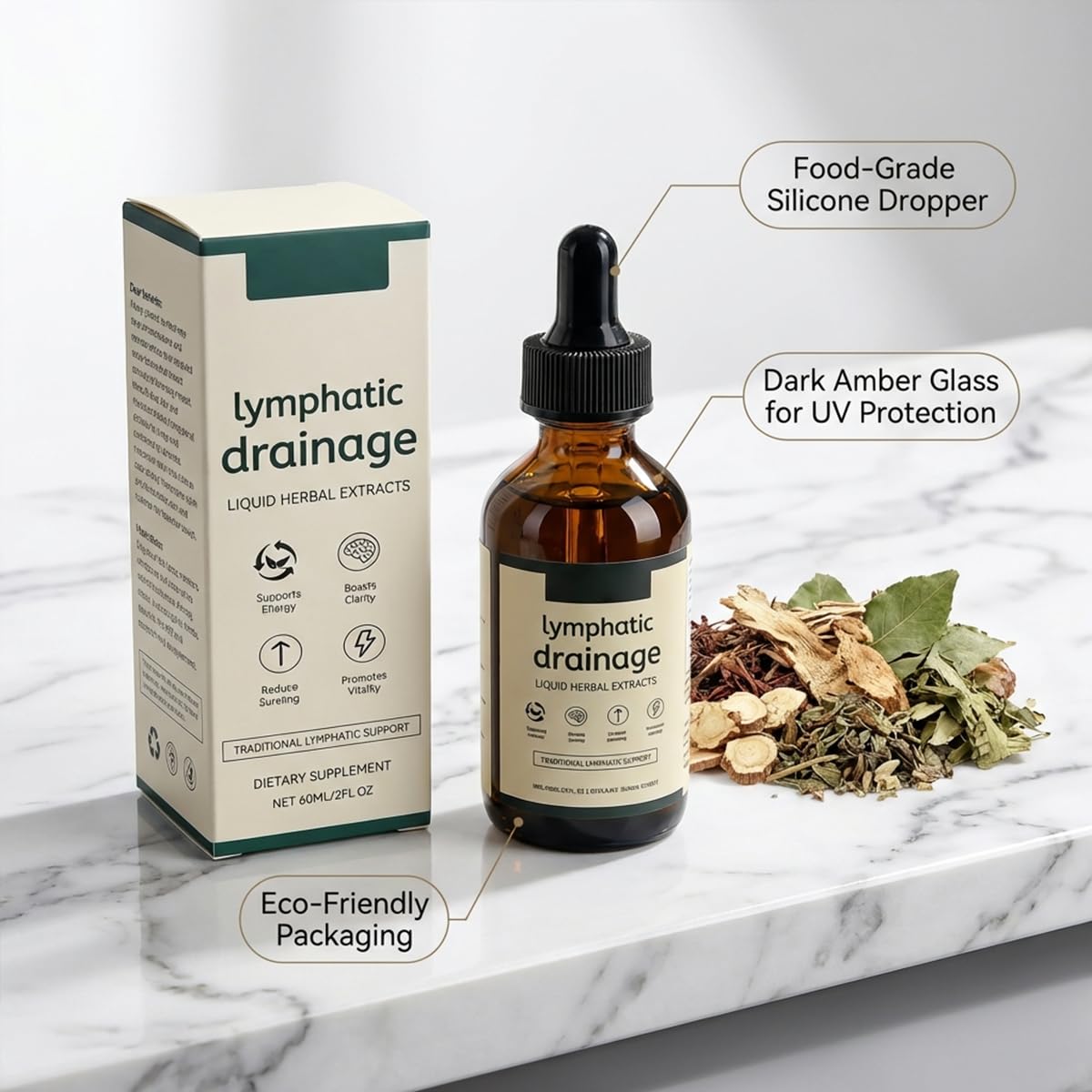Lymphoria Lymphatic Drainage Drops, Lymphatic System Support, Immune System, Natural Herbal Blends, Vegan & Non-GMO(60ML/2FL.OZ) Generic buy supplements Au