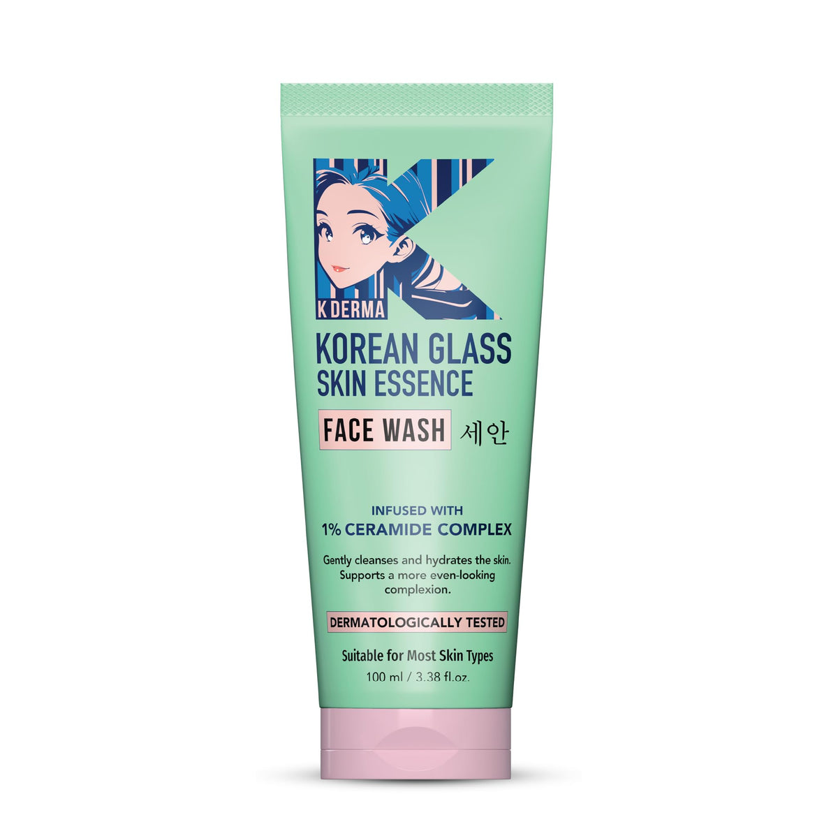DR.RASHEL Korean Face Wash With Rice Water & 1% Ceramide Complex | Hydrating Gentle Cleanser for All Skin Types | 100 ml / 3.38 Fl Oz DR.RASHEL buy supplements Au