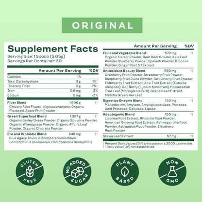 Bloom Nutrition Greens and Superfoods Powder for Digestive Health, Greens Powder Bloom NutritionBuy Supplements Australia