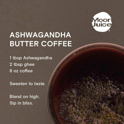 Moon Juice Organic Ashwagandha Supplement - Ashwagandha KSM-66 Root Powder Extract (15:1 Full-Spectrum) for Stress, Focus & Mood - Vegan, Non-GMO, Gluten-Free - 1.3 oz, 72 Servings Moon JuiceBuy Supplements Australia