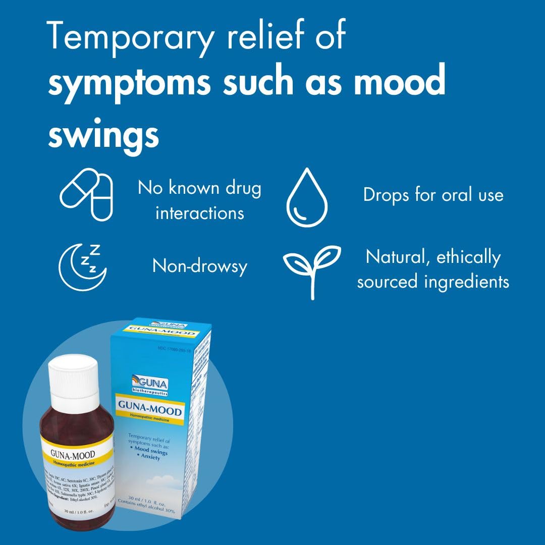 Guna Mood Natural Homeopathic Relaxation Aid - 1 Ounce GUNA buy supplements Au