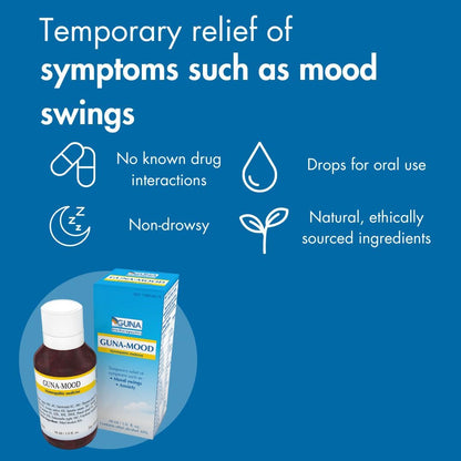 Guna Mood Natural Homeopathic Relaxation Aid - 1 Ounce GUNA buy supplements Au