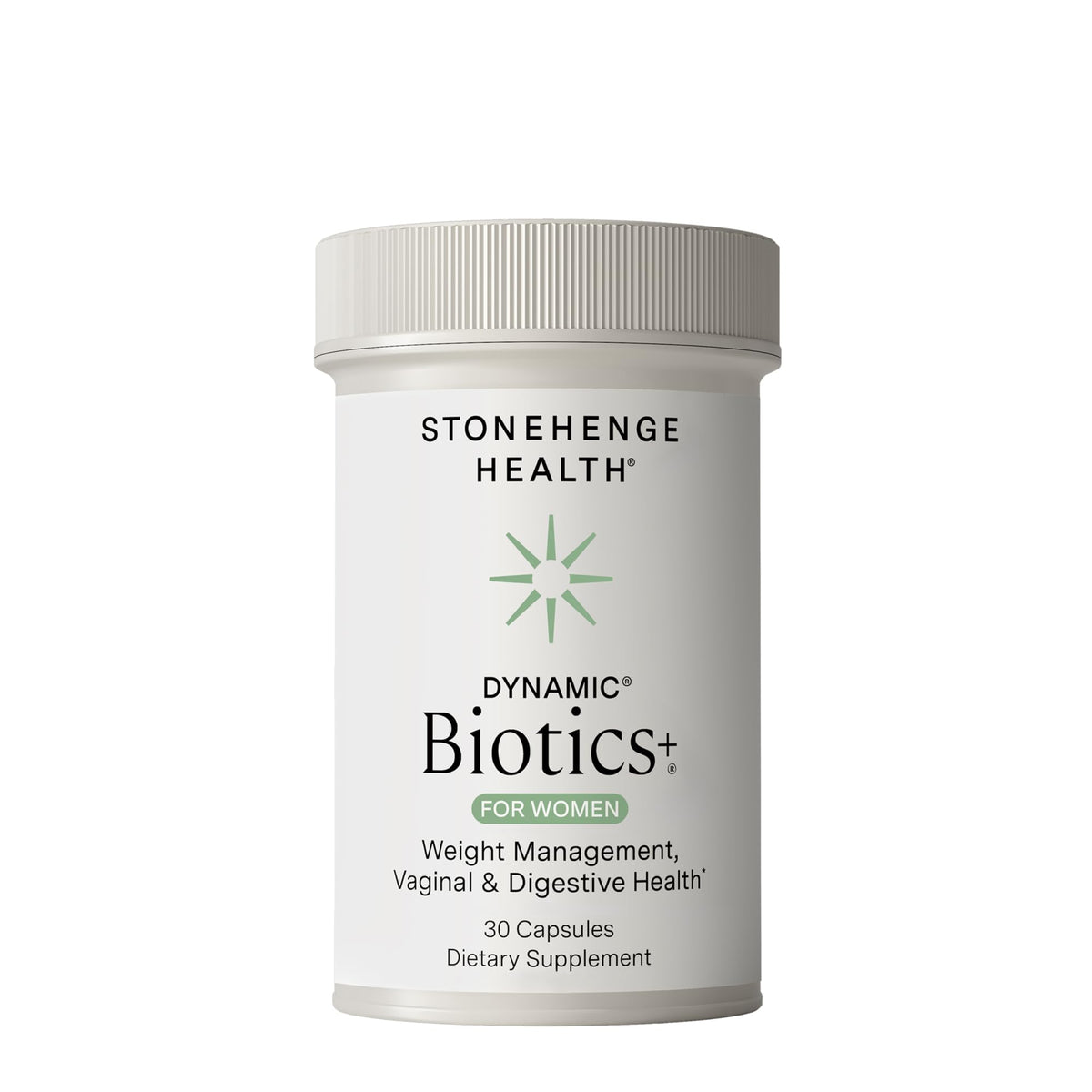 Stonehenge Health Biotics for Women Probiotic 70 Billion CFU, 24 Strains + Prebiotic Fiber, Weight Management, Focus & Mood, Digestive, Vaginal & Immune Support