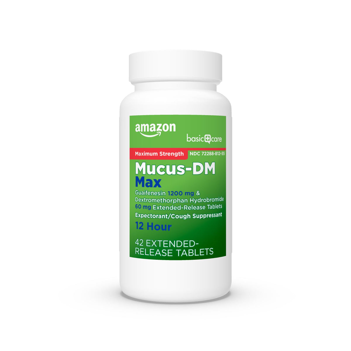 Amazon Basic Care Maximum Strength Mucus DM, Expectorant and Cough Suppressant Extended-Release Tablets, 42 Count Amazon Basic Care buy supplements Au