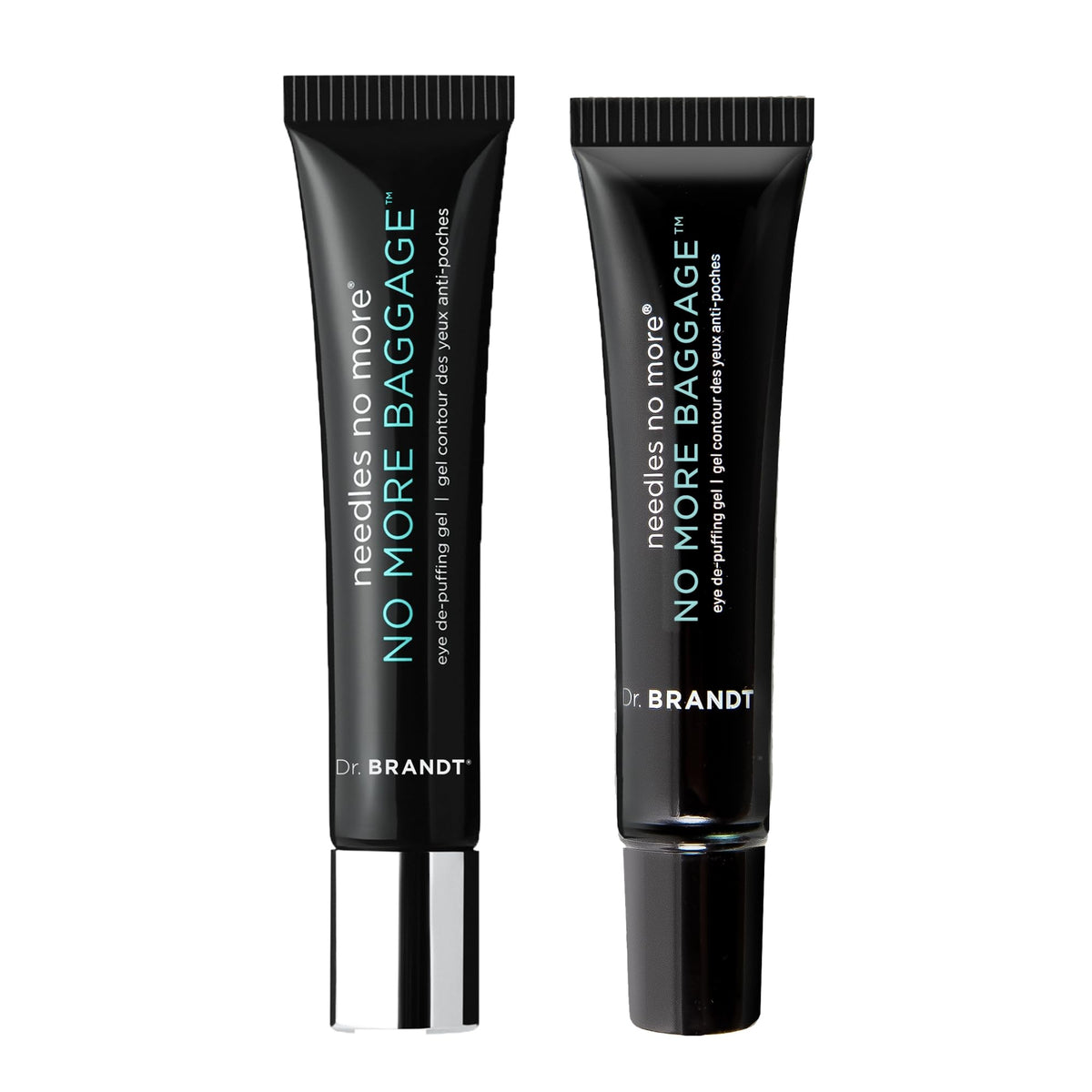 Dr. Brandt Needles No More, No More Baggage Bundle - Minimizes Under-Eye Bags, Puffiness & Dark Circles - Full (0.5 oz) + Travel Size (0.25 oz) Dr. Brandt Skincare buy supplements Au