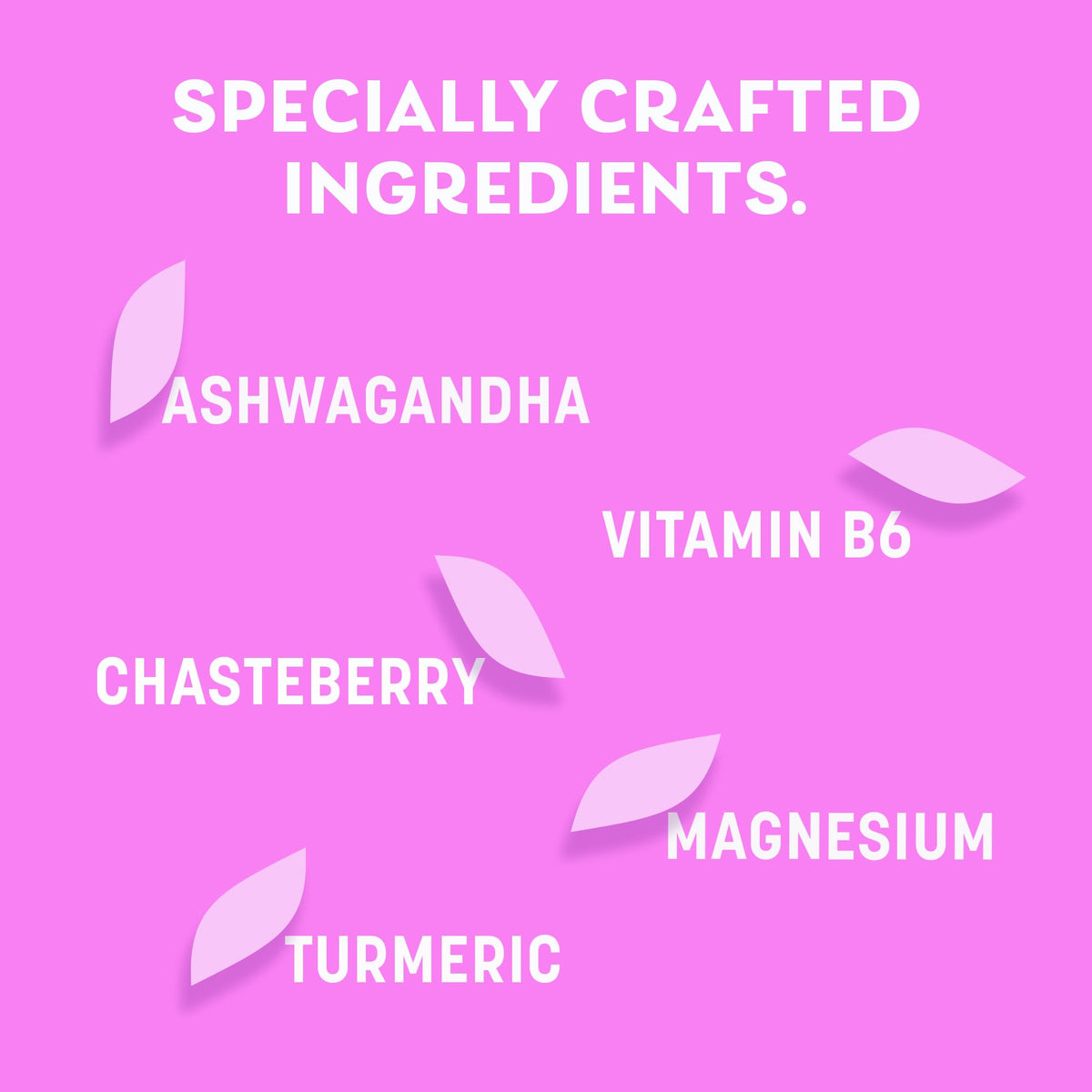 Pamprin Botanicals Supplement for PMS & Period Support, with Ashwagandha, Magnesium, Turmeric, Vitamin B6, Chasteberry, 22 Count PamprinBuy Supplements Australia