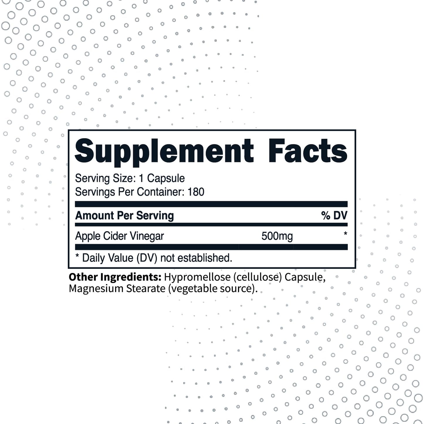 Type Zero Apple Cider Vinegar Capsules (180 Count) 500mg Per Serving - Non-GMO, Gluten-Free Supplement Type ZeroBuy Supplements Australia