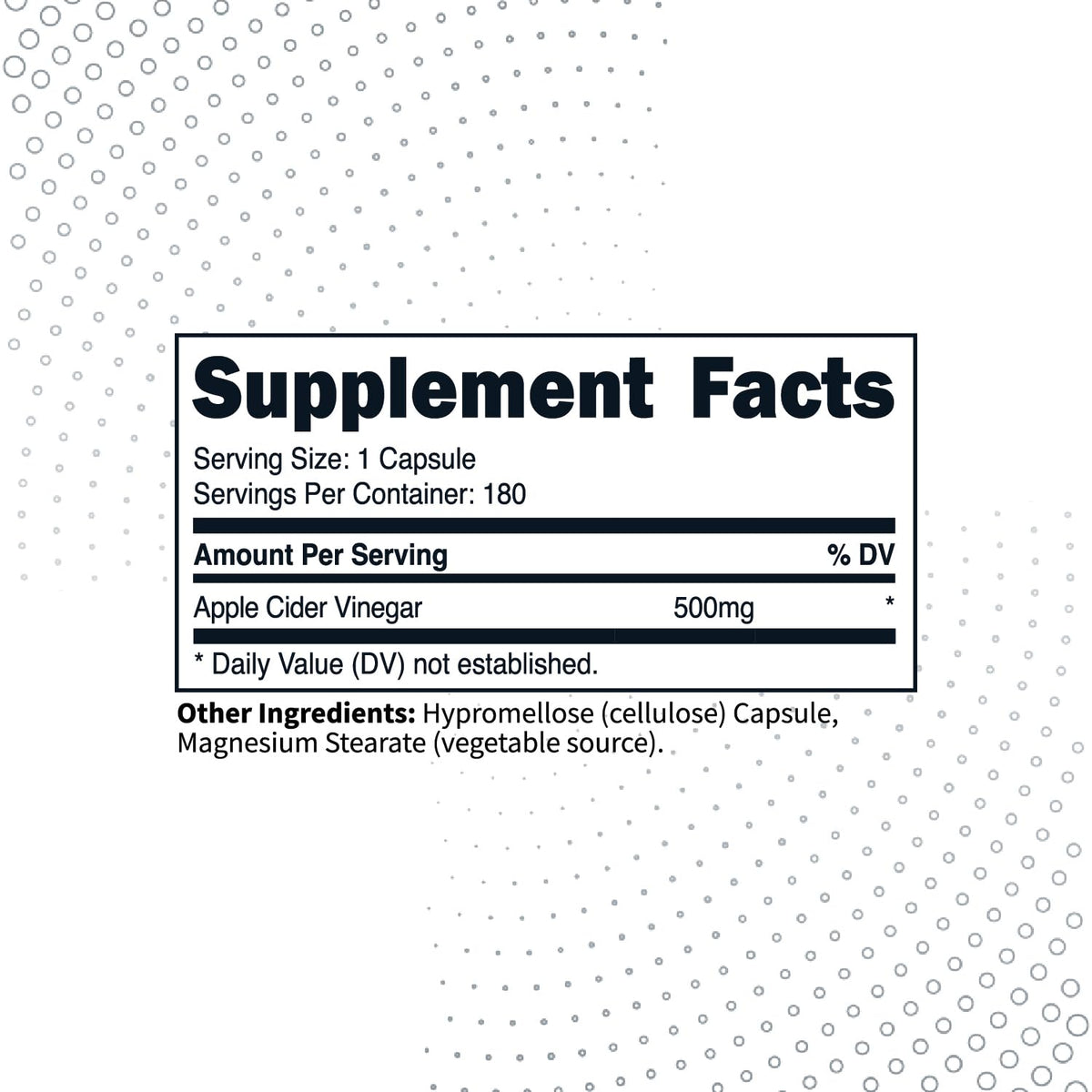 Type Zero Apple Cider Vinegar Capsules (180 Count) 500mg Per Serving - Non-GMO, Gluten-Free Supplement Type ZeroBuy Supplements Australia