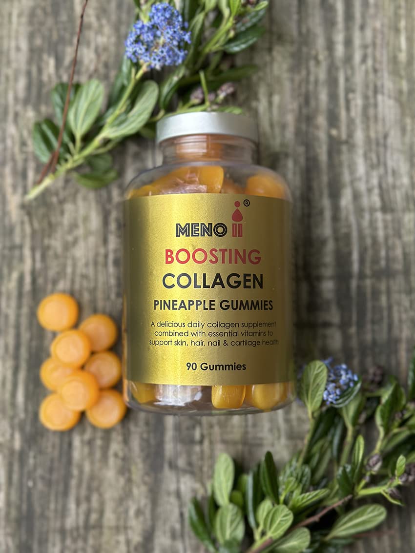 Meno® Boosting Collagen Natural Pineapple 90 Gummies Meno IIBuy Supplements Australia