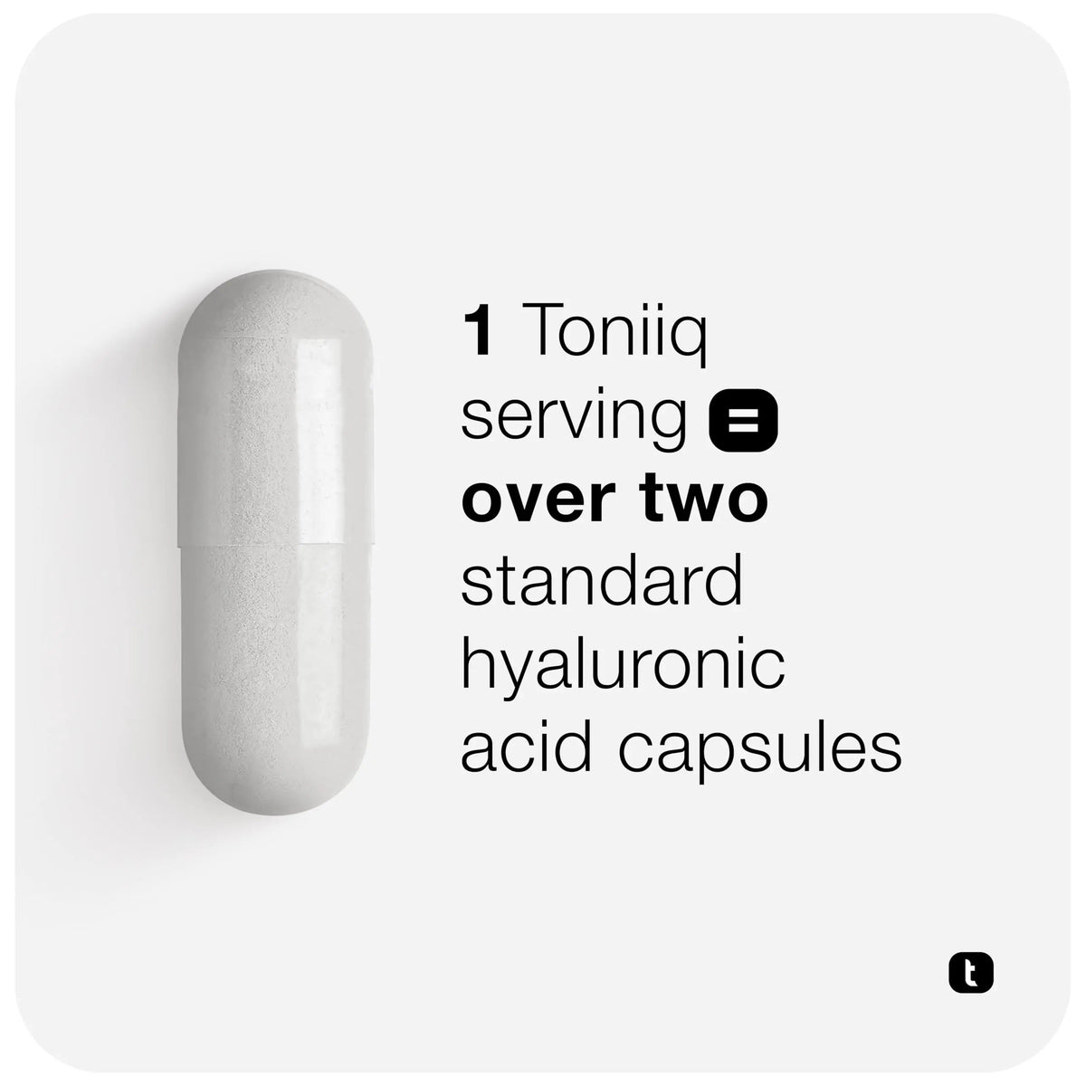 Toniiq Hyaluronic Acid Supplements – Lab Tested 95% Ultra High Purity – Fermented and Bioavailable with Vitamin C – Third Party Lab Tested – 180 Capsules Toniiq buy supplements Au
