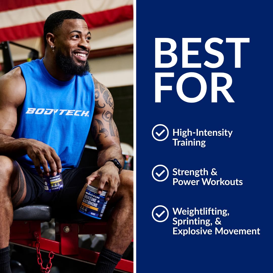 BodyTech Creatine Monohydrate Powder a Micronized a Fruit Punch (11.64 Oz./55 Servings)