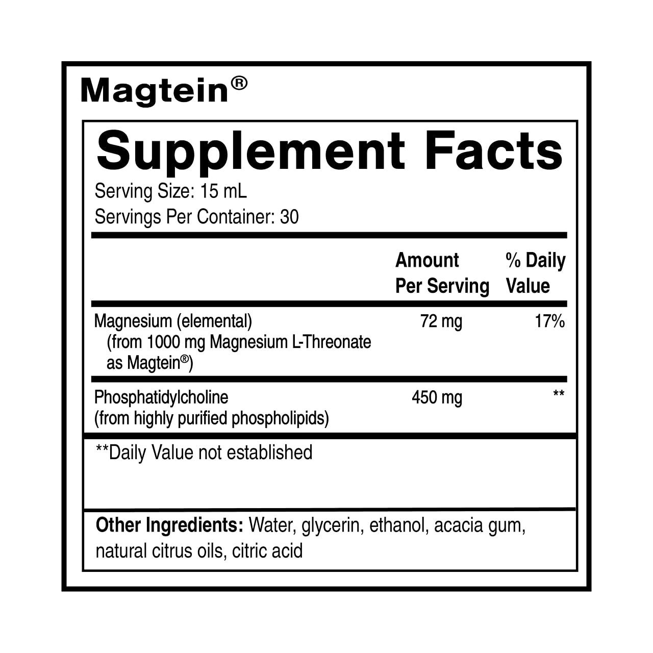 Quicksilver Scientific Liposomal Magtein - Magnesium Supplement for Brain Function Support - Stress, Sleep & Memory Support - Gluten-Free, Sugar-Free & Vegan - 15.2 fl oz (30 Servings) Quicksilver ScientificBuy Supplements Australia