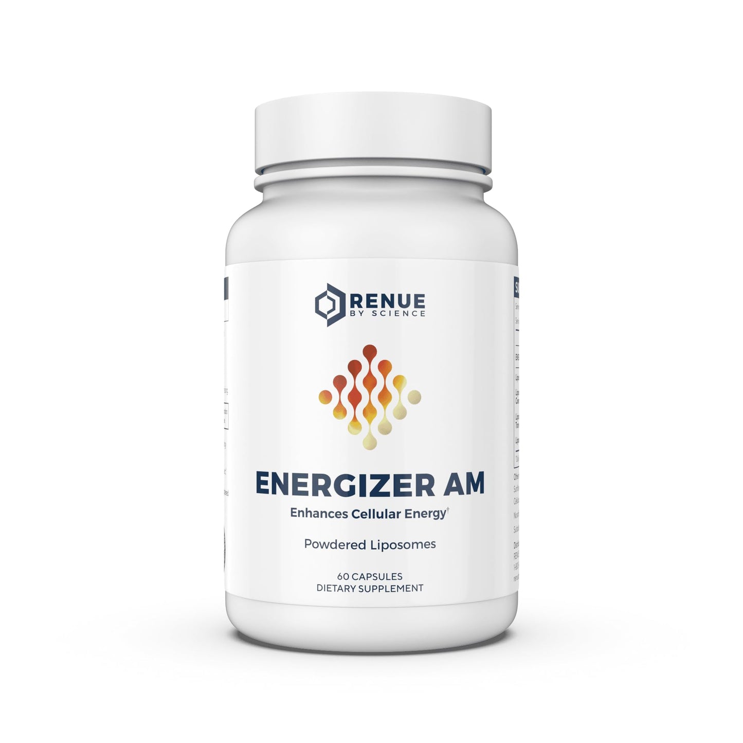 Renue By Science Energizer AM | Liposomal Resveratrol Hesperidin & Green Tea Supplement | 60 Capsules with Trans Resveratrol (65mg) Hesperidin (150mg) Green Tea Extract (35mg) - Non-GMO | Made in USA Renue By ScienceBuy Supplements Australia