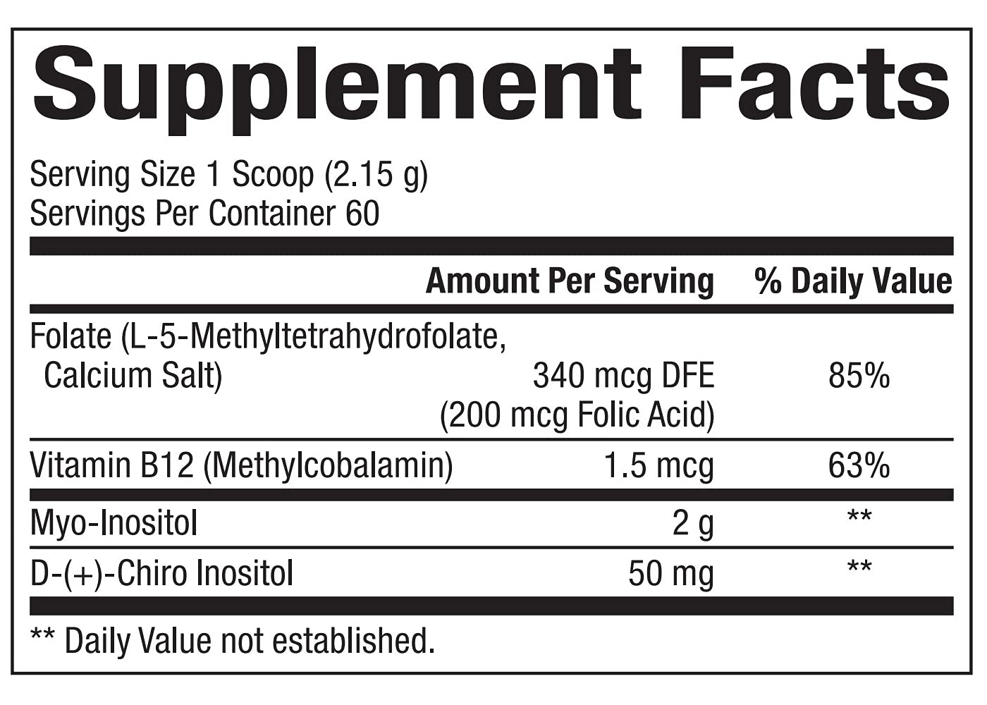 Bioclinic Naturals - Myo-Inositol 129 g Powder Bioclinic NaturalsBuy Supplements Australia