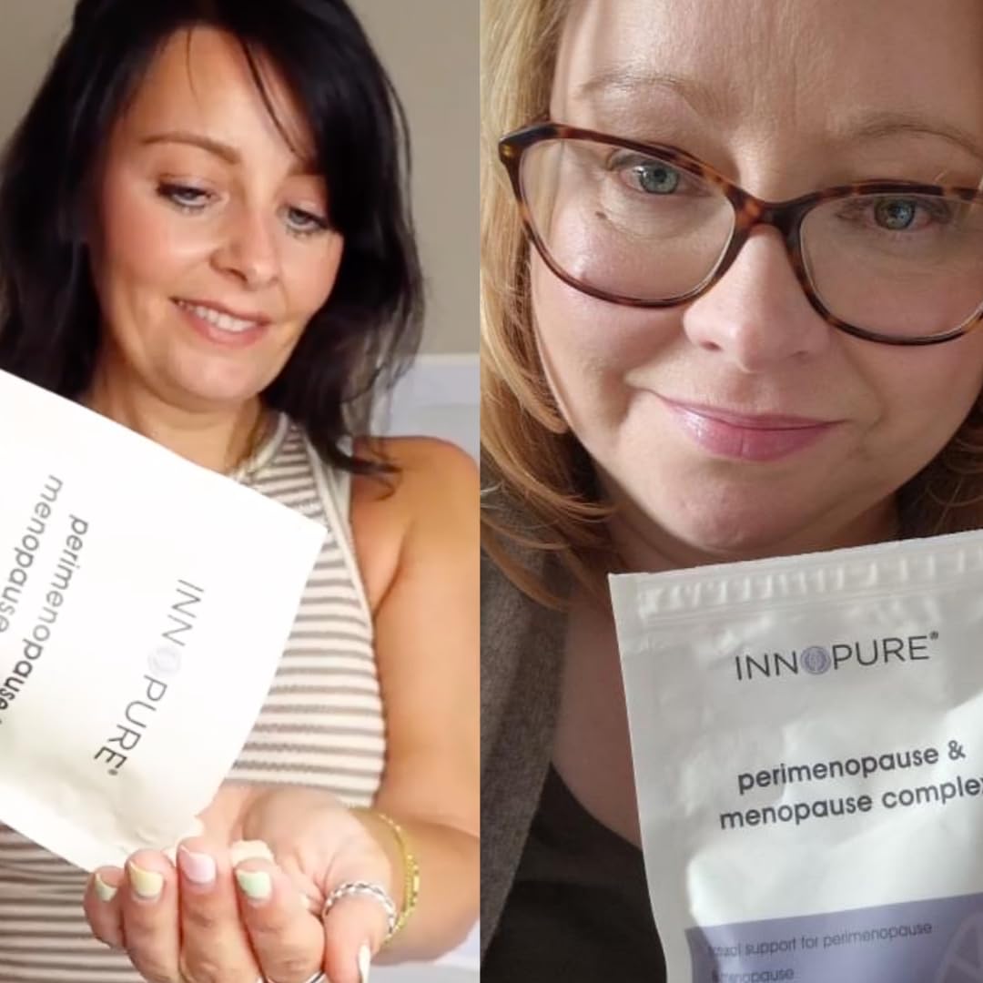INNOPURE Perimenopause & Menopause Complex for Women (2 Month Supply) Red Clover, Wild Yam, Maca, Sage and Vitamins Including B6 for Hormone Regulation, Clean Label (Pure-Fill) 60 Capsules INNOPUREBuy Supplements Australia
