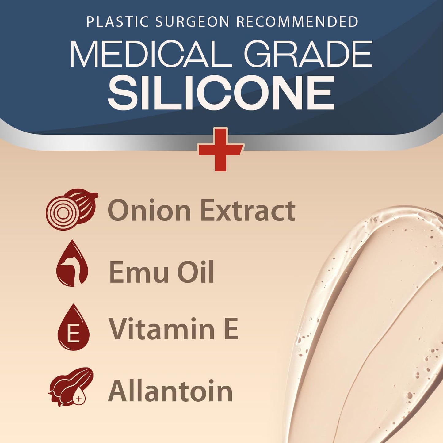 Ebanel Silicone Scar Gel with Allantoin, Emu Oil, Vitamin E and Onion Extract, For Old & New Scars from Surgeries, C-Section, Injuries, Burns & More Ebanel buy supplements Au