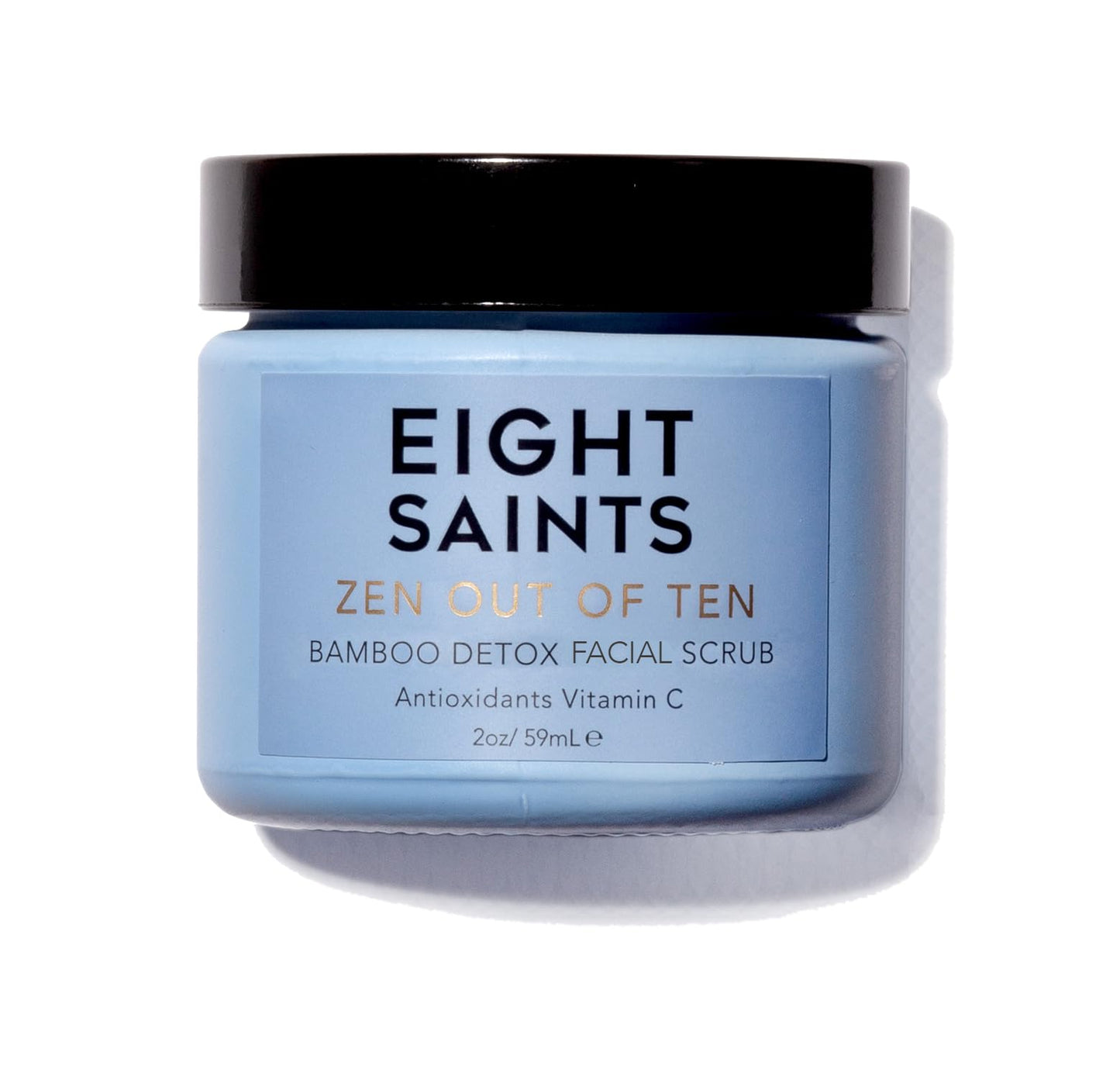 Eight Saints Zen Out Of Ten Bamboo Detox Face Scrub Exfoliator, Daily Exfoliating Facial Scrub With Bamboo Fibers to Unclog Pores, Blackheads, Blemishes, and Dull Skin, with Vitamin C & Aloe Vera, 2oz Eight Saints buy supplements Au