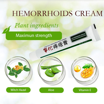 BONIORRI Hemorrhoid & Fissure Relief Ointment 20g Tube– Maximum Strength Hemorrhoid Cream, Herbs Fast Acting Ingredients. (0.7 oz Total) BONIORRIBuy Supplements Australia