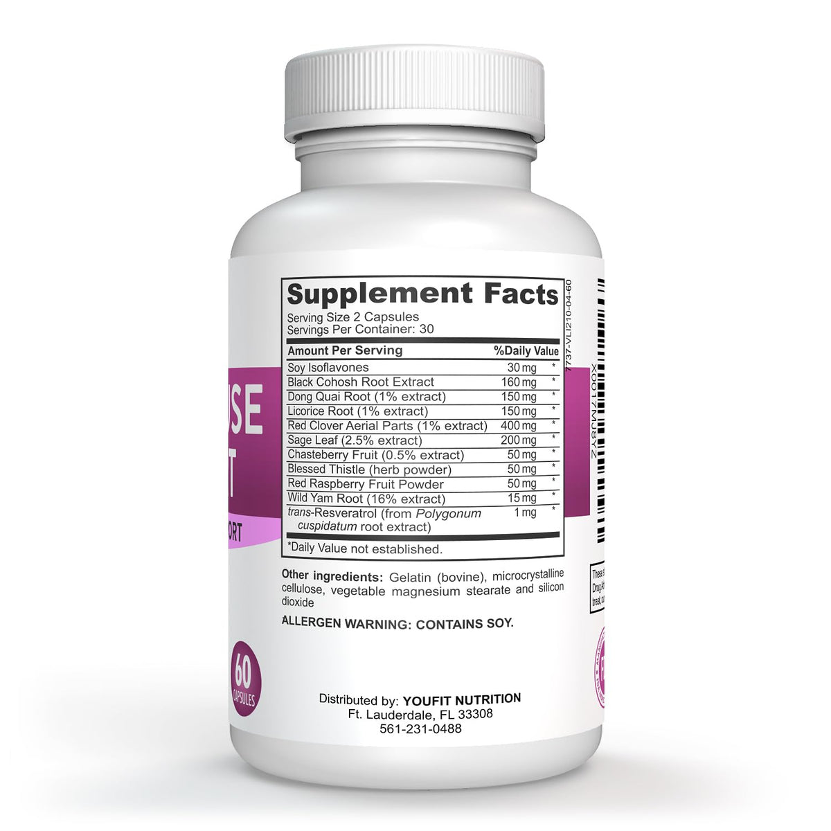 YouFit Nutrition Menopause Relief Capsules for Women - Natural Menopause Supplements for Women - Complete Day and Night Menopause Support - Reduces Hot Flashes, Stress, Night Sweats - 30 Servings YouFit NutritionBuy Supplements Australia