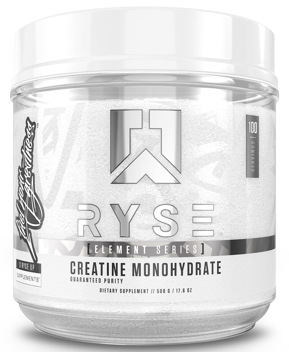 RYSE Creatine Monohydrate Powder - Unflavored - Supports Men & Women Lean Muscle Growth, Strength, Power, and Endurance - Helps Reduce Fatigue and Improve Workout Recovery - 100 Servings. RYSE Up SupplementsBuy Supplements Australia