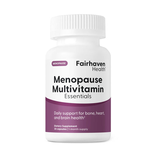 Fairhaven Health Menopause Multivitamin Essentials | Hormone Free Menopause Supplements for Women | Methylated Multivitamin for Women 50 and Over | Non-GMO | Perimenopause Supplements | 30 Capsules Fairhaven HealthBuy Supplements Australia