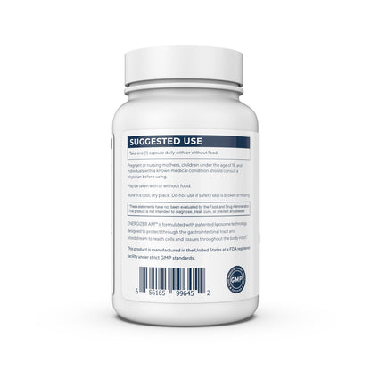 Renue By Science Energizer AM | Liposomal Resveratrol Hesperidin & Green Tea Supplement | 60 Capsules with Trans Resveratrol (65mg) Hesperidin (150mg) Green Tea Extract (35mg) - Non-GMO | Made in USA Renue By ScienceBuy Supplements Australia