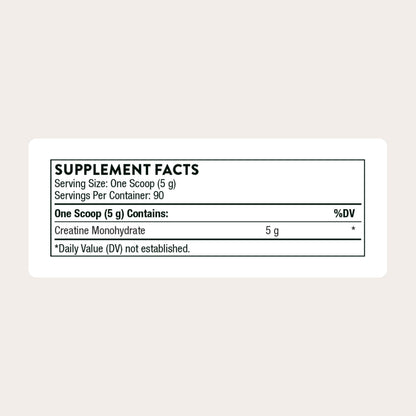THORNE Creatine - Micronized Creatine Monohydrate Powder - Support for Muscles & Cognitive Function* - for Women & Men - Unflavored - NSF Certified for Sport - 5 g per Serving - 90 Servings THORNE buy supplements Au