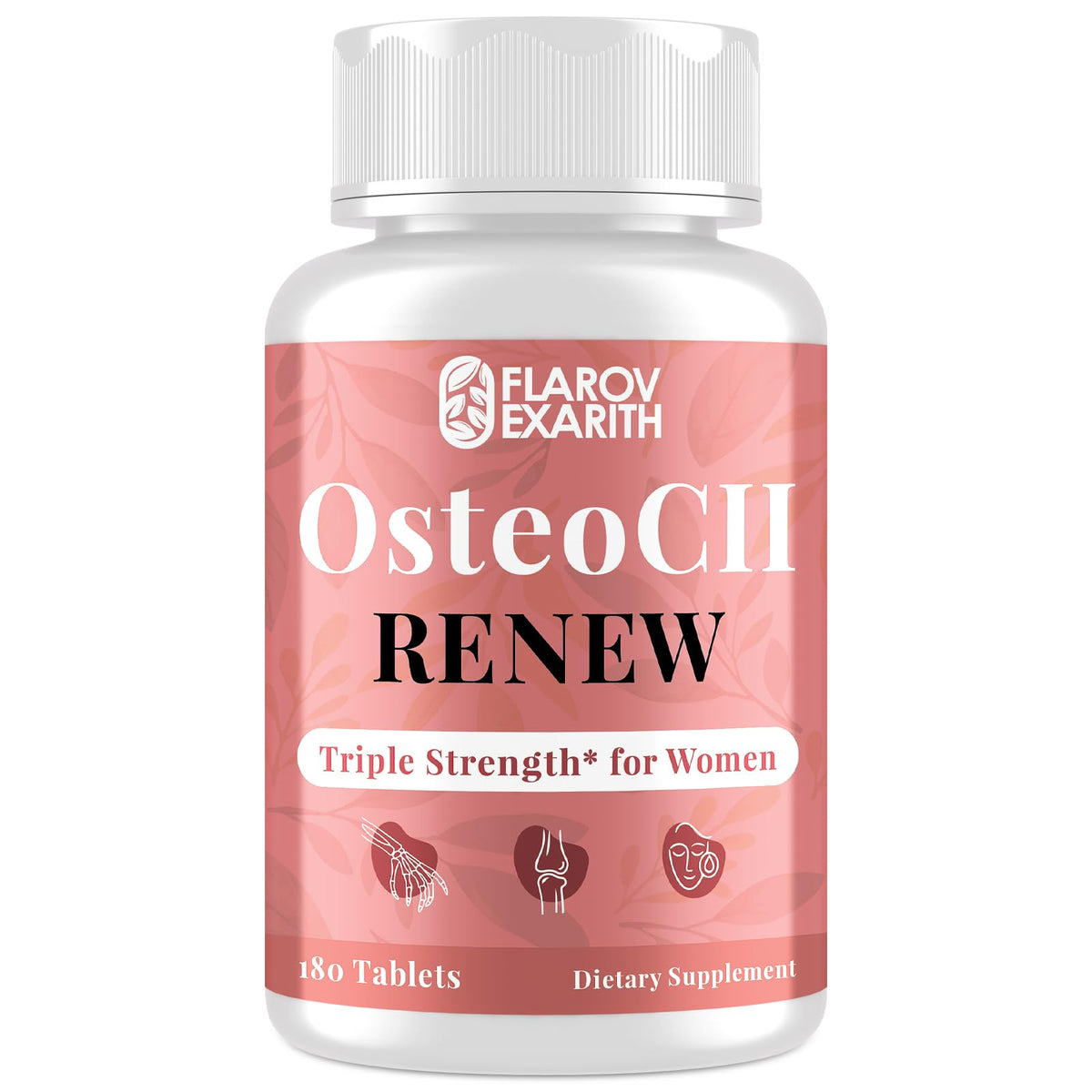 Joint Supplements for Women OsteoCII Renew Triple Strength – Advanced Joint, Bone & Skin Formula – Collagen, Glucosamine, Chondroitin, Calcium, MK-7, Vitamin D3, Hyaluronic Acid, 180 Tablets FlarovexarithBuy Supplements Australia