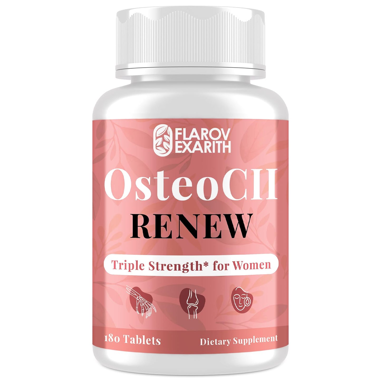 Joint Supplements for Women OsteoCII Renew Triple Strength – Advanced Joint, Bone & Skin Formula – Collagen, Glucosamine, Chondroitin, Calcium, MK-7, Vitamin D3, Hyaluronic Acid, 180 Tablets FlarovexarithBuy Supplements Australia