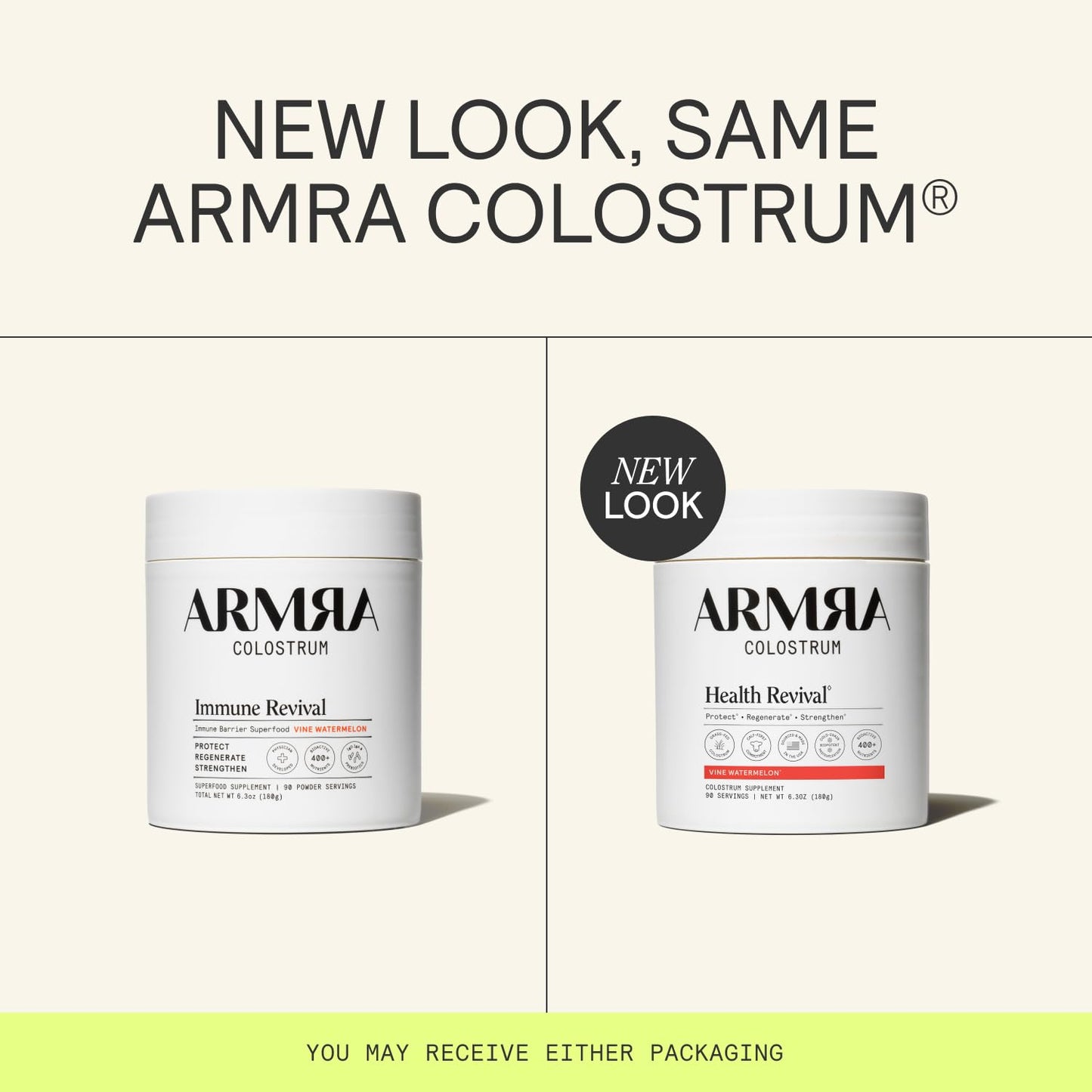 ARMRA Colostrum Powder | Vine Watermelon | Gut Health & Bloating | Skin & Hair | Immunity | Keto, Gluten & Fat-Free | 90 Servings ARMRABuy Supplements Australia
