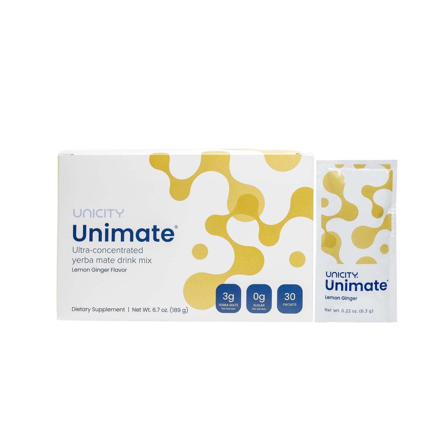Unicity UNIMATE (Lemon Ginger, 30 Pouches) UnicityBuy Supplements Australia