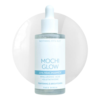 Mochi Glow 20% Niacinamide Serum for Face, High Potency Pore Tightening Skin Serum with Hyaluronic Acid & Glutathione, Anti-Aging Serum for Dark Spots & Fine Lines, Korean Skincare, 50ml/1.7fl.oz. NOTHING FITS BUT buy supplements Au