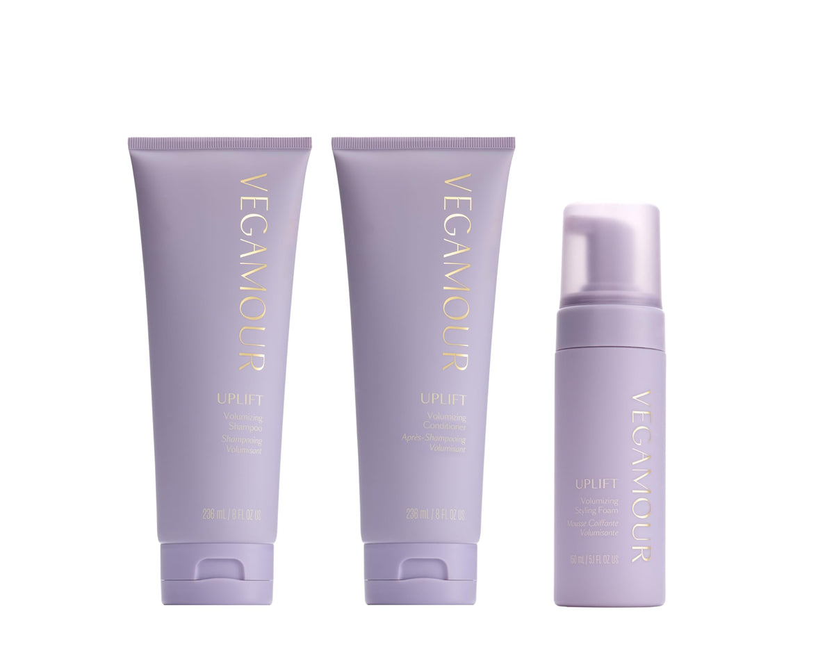 Uplift Volume Trio Kit with Shampoo, Conditioner, & Styling Foam for Volumizing & Fuller Looking Hair VEGAMOURBuy Supplements Australia