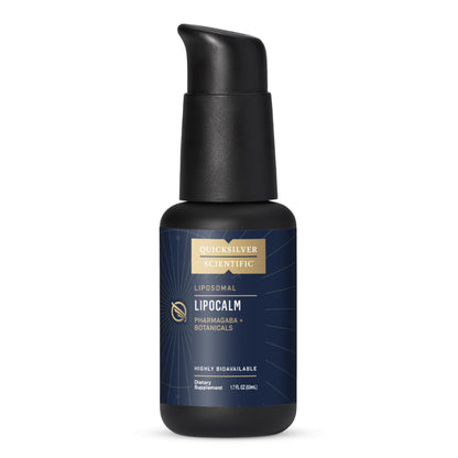 Quicksilver Scientific LipoCalm - Liposomal GABA with Herbs for Relaxation Support - Chamomile, Passionflower Herb & Skullcap Supplement for Peace of Mind & Sleep Calm Support (1.7oz / 50ml) Quicksilver ScientificBuy Supplements Australia