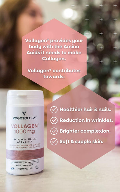 Vegetology Vollagen® Plant Based Complex – Plant Based Protein Alternative to Collagen VEGETOLOGYBuy Supplements Australia