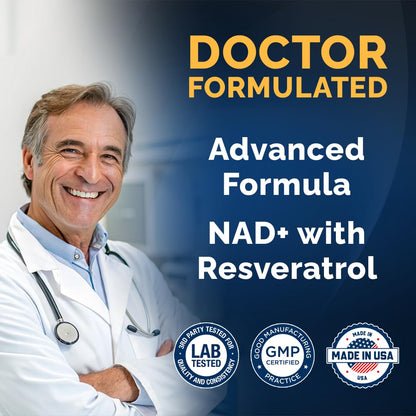 MOM NUTRIX Liposomal NAD Supplement with Resveratrol - High Purity NAD Plus 2000 mg, 120 Capsules, Made in The USA - NMN Alternative MOM NUTRIXBuy Supplements Australia