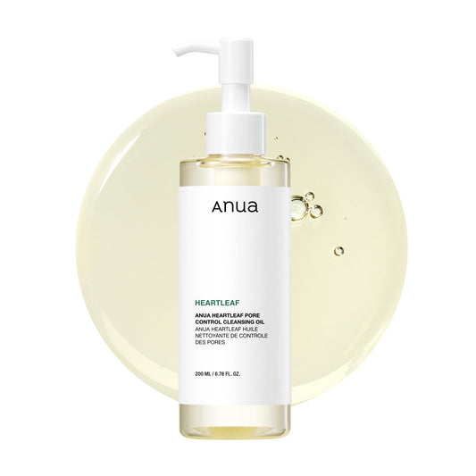 Anua Heartleaf Pore Control Cleansing Oil, Pore Cleanser, Sebum Care, Gentle Melting Oil Cleanser for Face, Safe For All Skin Type