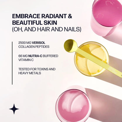 Sparkle Wellness VERISOL Bioactive Hydrolyzed Collagen Peptides | Collagen Powder Supplement with Vitamin C for Skin, Hair & Nail Health | Skin Boost (No Flavor) [30-Serves] Sparkle WellnessBuy Supplements Australia