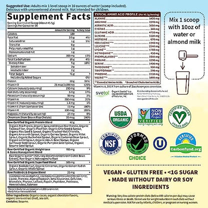 Garden of Life Raw Organic Fit Vegan Protein Powder Chocolate, 28g Plant Based Protein Garden of LifeBuy Supplements Australia