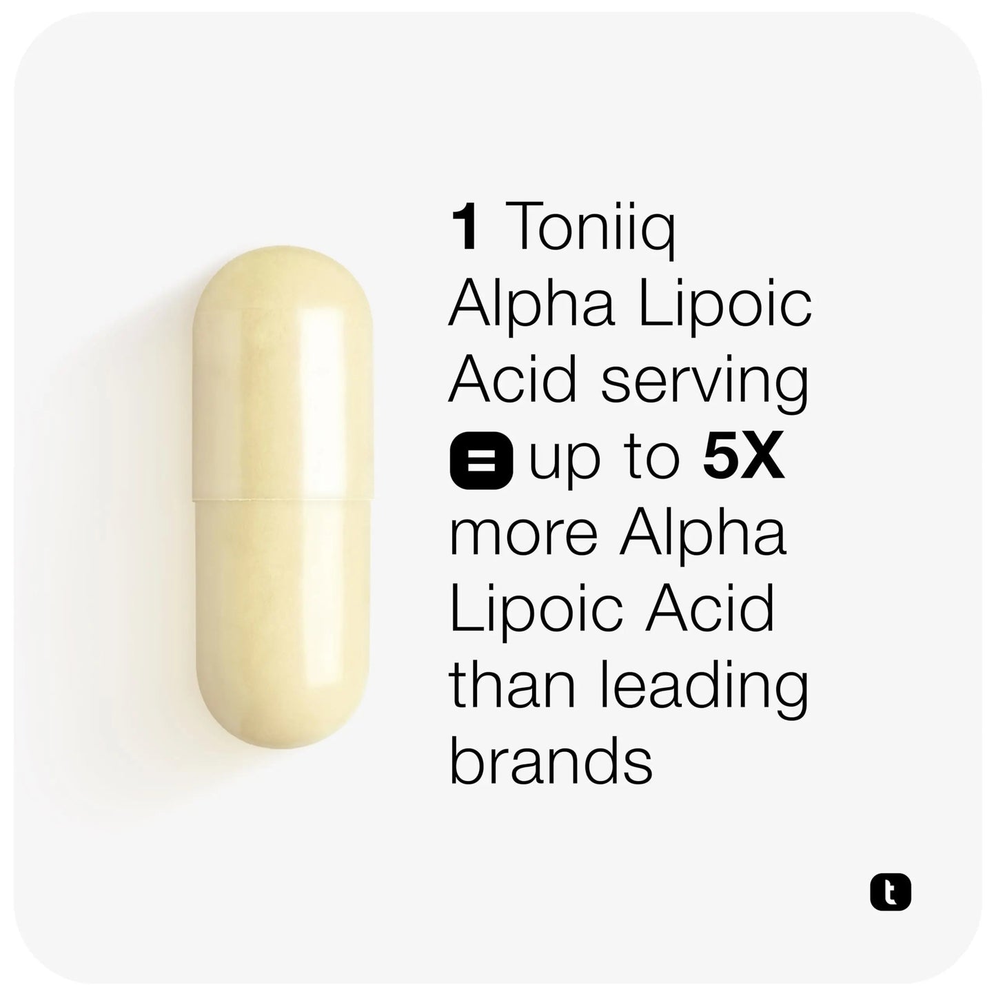 Toniiq 1000mg Ultra High Strength Alpha Lipoic Acid Capsules - Highly Purified 99%+ USP Standard - 120 Capsules ALA Supplement Toniiq buy supplements Au
