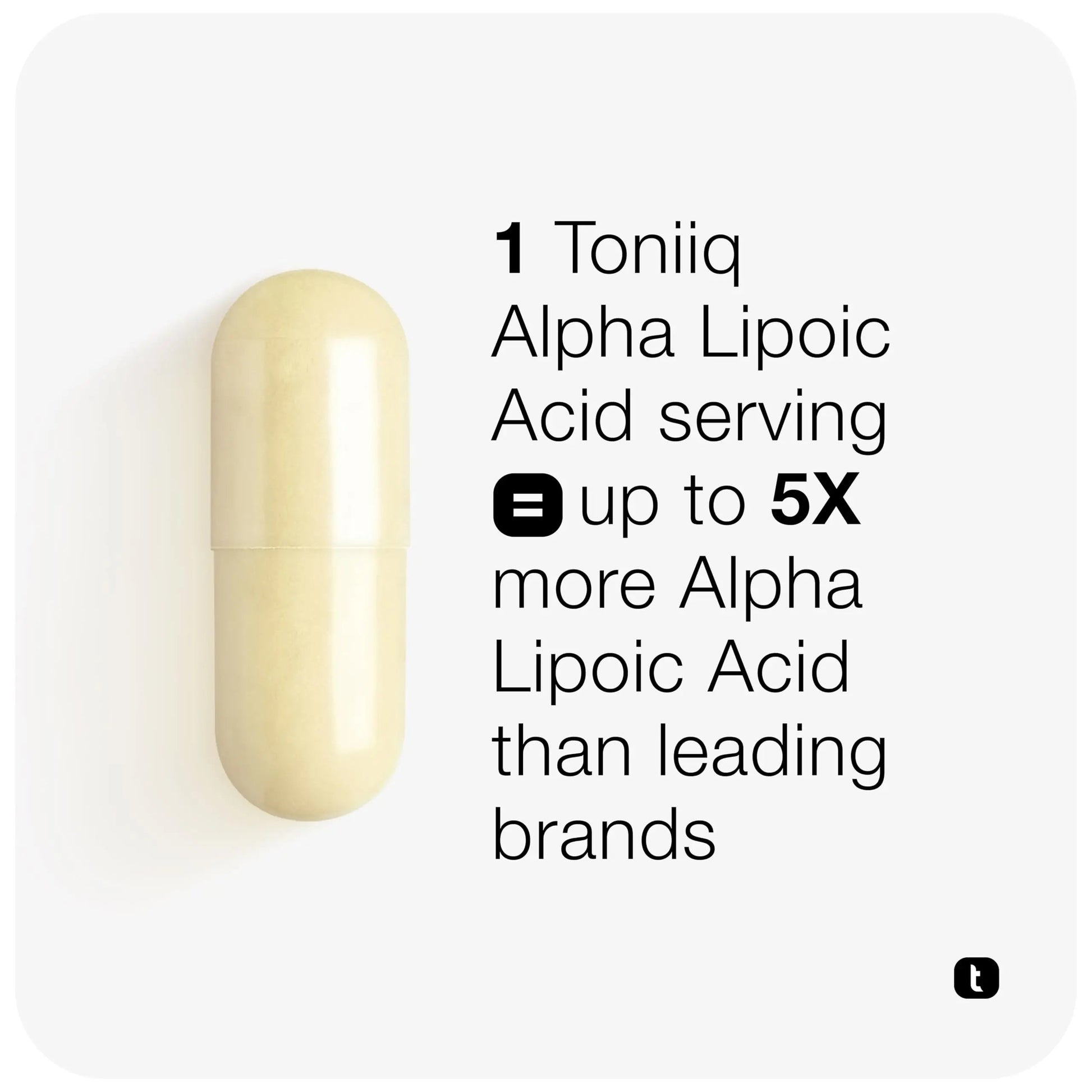 Toniiq 1000mg Ultra High Strength Alpha Lipoic Acid Capsules - Highly Purified 99%+ USP Standard - 120 Capsules ALA Supplement Toniiq buy supplements Au