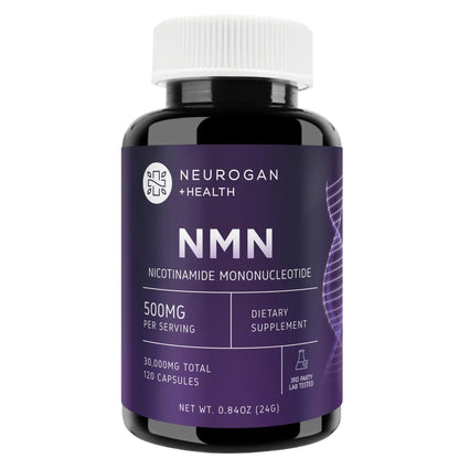 Neurogan Beta NMN (β-NMN) Supplement 500 mg per Serving, High Purity – NAD+ Precursor for Cellular Energy & Vitality – 120 Capsules (2-Month Supply) – Made in USA NeuroganBuy Supplements Australia