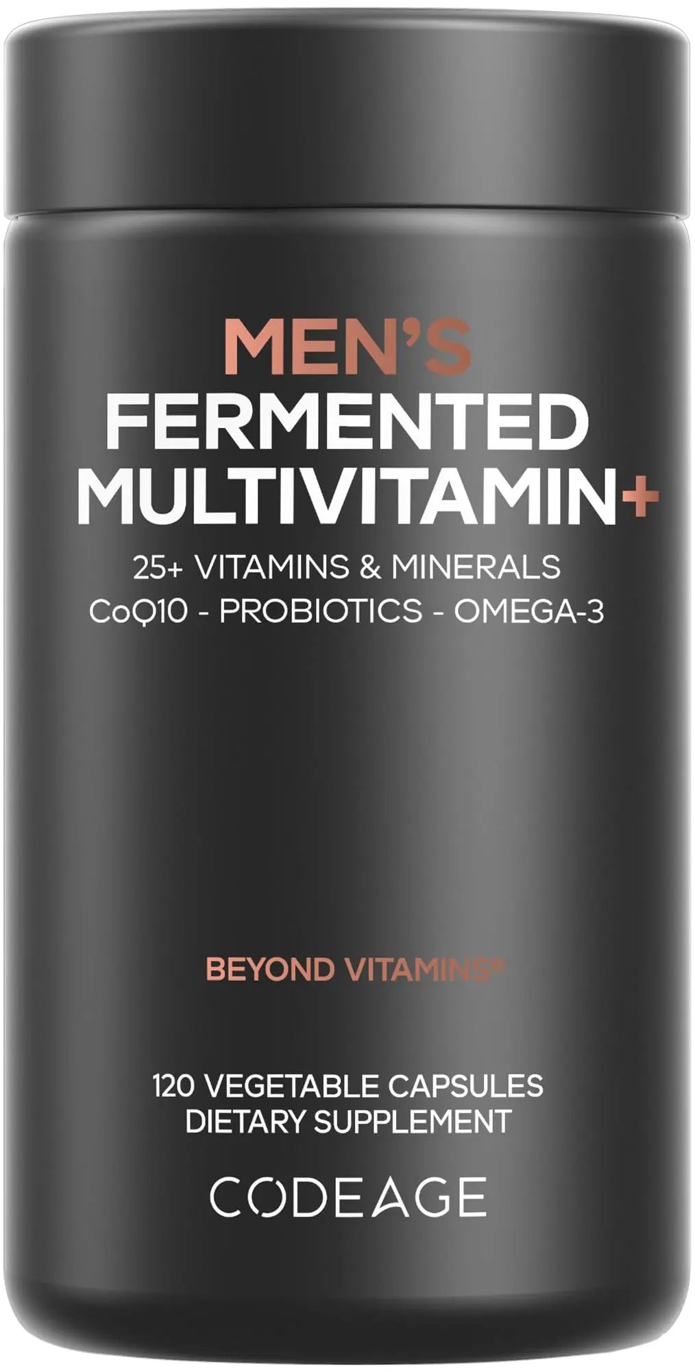 Codeage Men’s Daily Multivitamin – 25+ Essential Vitamins & Minerals, Organic Whole Foods, Probiotics, Omega-3, Zinc CodeageBuy Supplements Australia