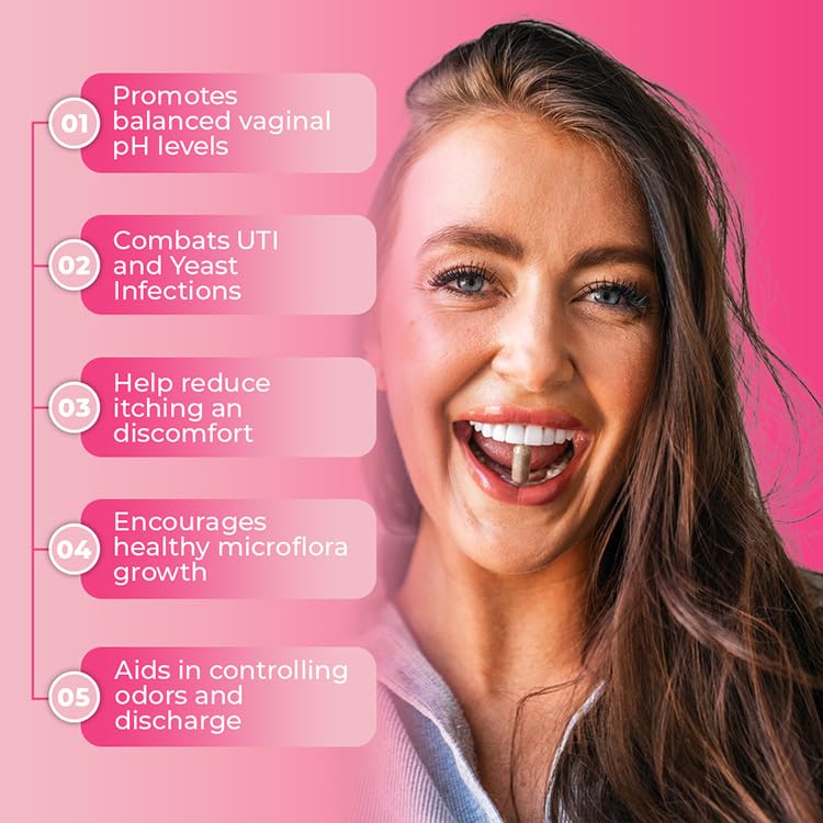 365 HER Biolicious Natural Vaginal Care Supplement (60 Capsules) | Neutralizes Odor and Reduces Discharge 365 HERBuy Supplements Australia